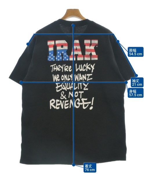 IRAK（アイラック）Tシャツ・カットソー 黒 サイズ:XL メンズ/2200648816041