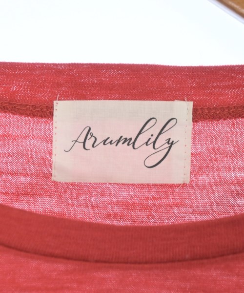 Arumlily（アロムリリィ）Tシャツ・カットソー 赤 サイズ:38(M位) レディース/2200666167064