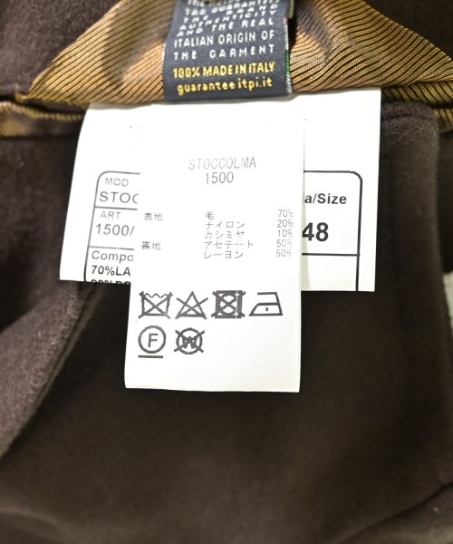 BOTTEGA MARTINESE（ボッテガマルティネーゼ）ステンカラーコート 茶 サイズ:48(L位) メンズ/2200699474061