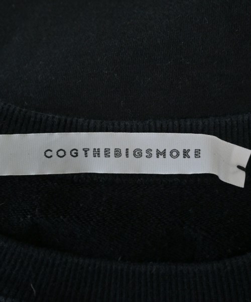 COGTHEBIGSMOKE（コグザビッグスモーク）スウェット 黒 サイズ:F レディース/2200626086015