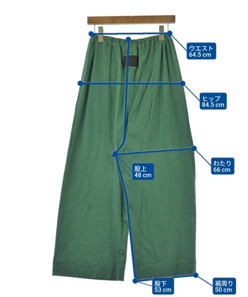 COGTHEBIGSMOKE（コグザビッグスモーク）スウェットパンツ 緑 サイズ:F レディース/2200624580041