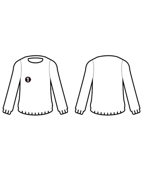 COGTHEBIGSMOKE（コグザビッグスモーク）ニット・セーター 紺 サイズ:F レディース/2200647864029