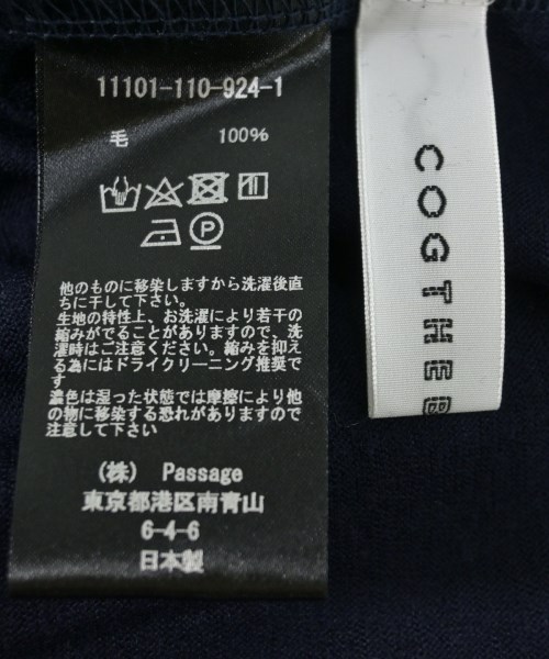 COGTHEBIGSMOKE（コグザビッグスモーク）Tシャツ・カットソー 紺 サイズ:F レディース/2200694398133