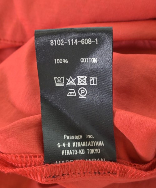 COGTHEBIGSMOKE（コグザビッグスモーク）Tシャツ・カットソー 赤 サイズ:F レディース/2200707835211