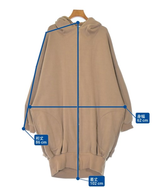 COGTHEBIGSMOKE（コグザビッグスモーク）パーカー ベージュ サイズ:-(M位) レディース/2200663971015