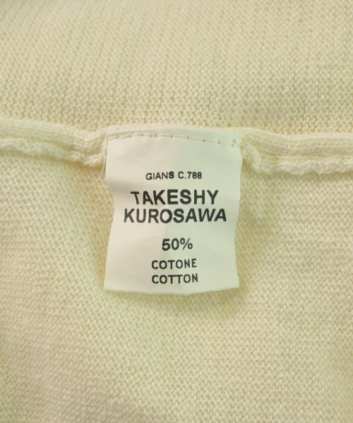 TAKESHY KUROSAWA（タケシクロサワ）カーディガン 白 サイズ:L メンズ/2200525298083