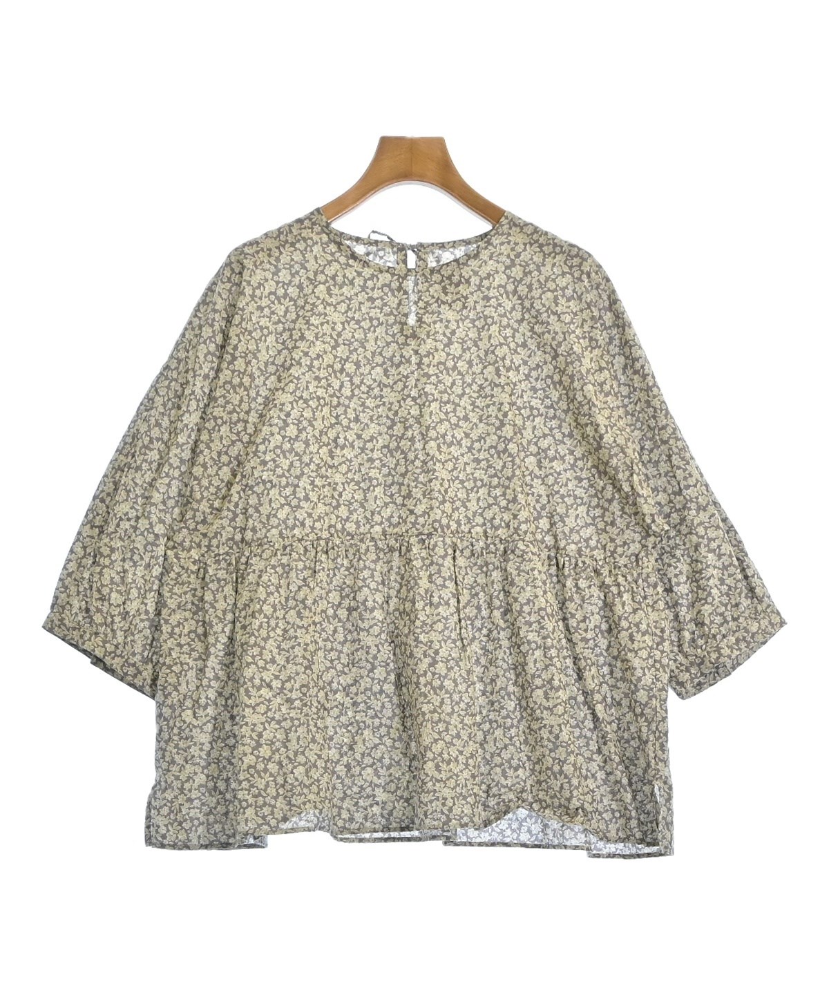 オオカミとフクロウ　オオカミと灰月のシーラカンス　キルティングコート　ブラウン オオカミとフクロウ（オオカミトフクロ）ブラウス 茶 サイズ:F