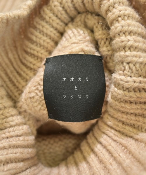 オオカミとフクロウ（オオカミトフクロ）ニット・セーター ベージュ サイズ:F レディース/2200613914017