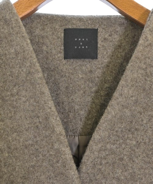 オオカミとフクロウ（オオカミトフクロ）カジュアルジャケット 茶 サイズ:F レディース/2200668207027