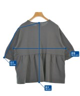 オオカミとフクロウ（オオカミトフクロ）Tシャツ・カットソー グレー サイズ:F レディース/2200668207096