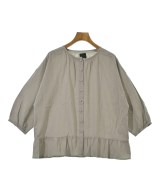 オオカミとフクロウ（オオカミトフクロ）カジュアルシャツ グレー サイズ:F レディース/2200663691067