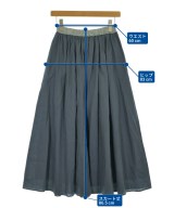 オオカミとフクロウ（オオカミトフクロ）ロング・マキシ丈スカート 青 サイズ:-(XS位) レディース/2200681043213