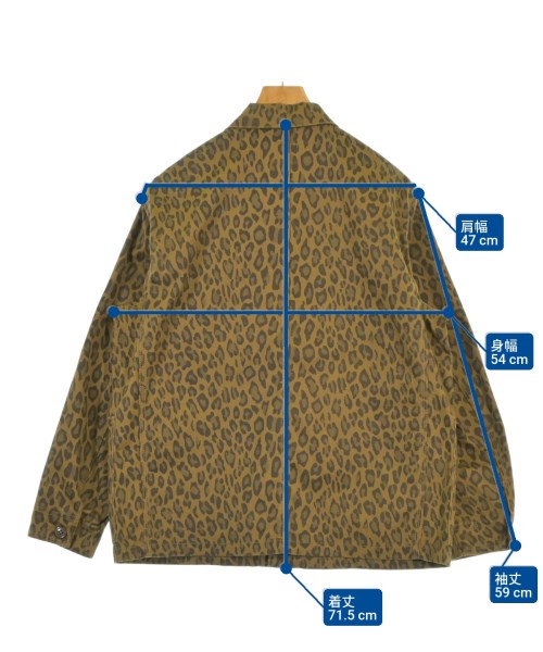 COWDEN（カウデン）カバーオール 茶 サイズ:S メンズ/2200672953125