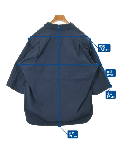 RAKINES（ラキネス）カジュアルシャツ 紺 サイズ:2(M位) メンズ/2200622282046