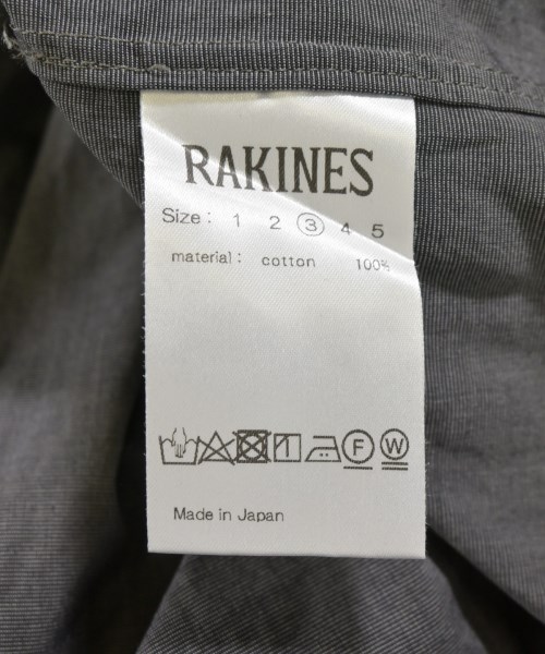 RAKINES（ラキネス）カジュアルシャツ グレー サイズ:3(L位) メンズ/2200714975054