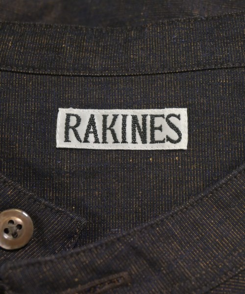 RAKINES（ラキネス）カジュアルシャツ 黒 サイズ:2(M位) メンズ/2200714975078