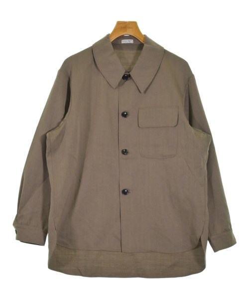 RAKINES(ラキネス)カジュアルシャツ 茶 サイズ:2(M位)/2200650598058