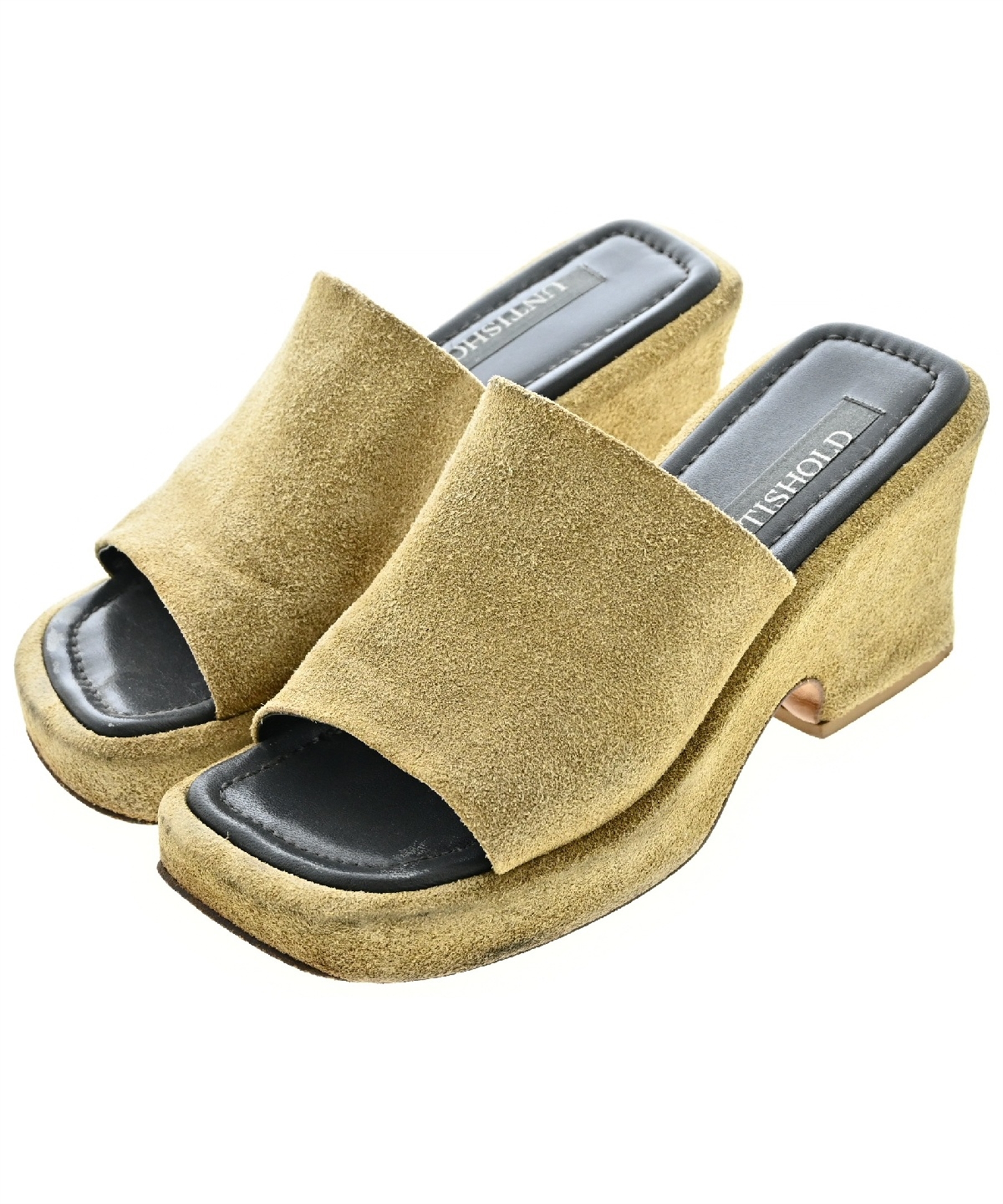 UNTISHOLD（アンチショルド）サンダル ベージュ サイズ:EU36