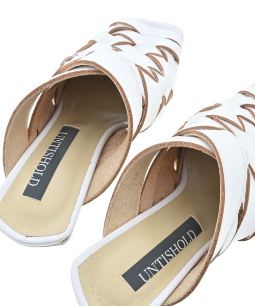 UNTISHOLD（アンチショルド）サンダル 白 サイズ:EU37(23.5cm位) レディース/2200696014147
