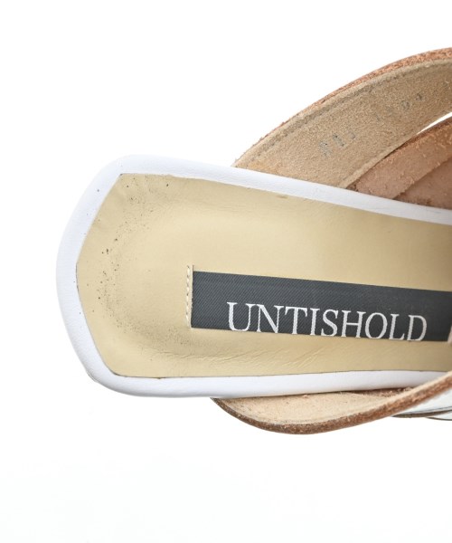 UNTISHOLD（アンチショルド）サンダル 白 サイズ:EU37(23.5cm位) レディース/2200696014147