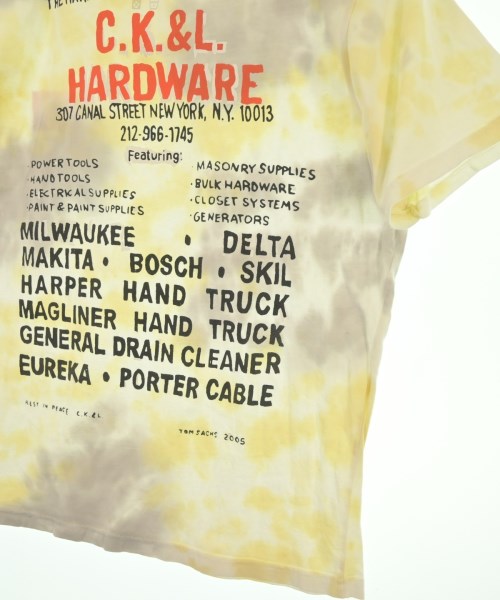 Tom Sachs（トムサックス）Tシャツ・カットソー 黄 サイズ:M メンズ/2200634770401
