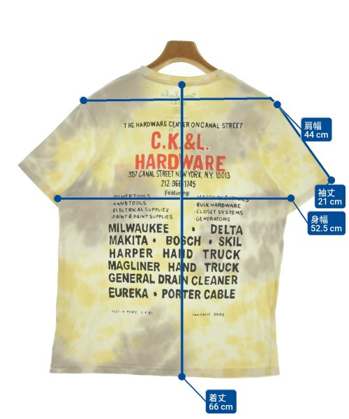 Tom Sachs（トムサックス）Tシャツ・カットソー 黄 サイズ:M メンズ/2200634770401