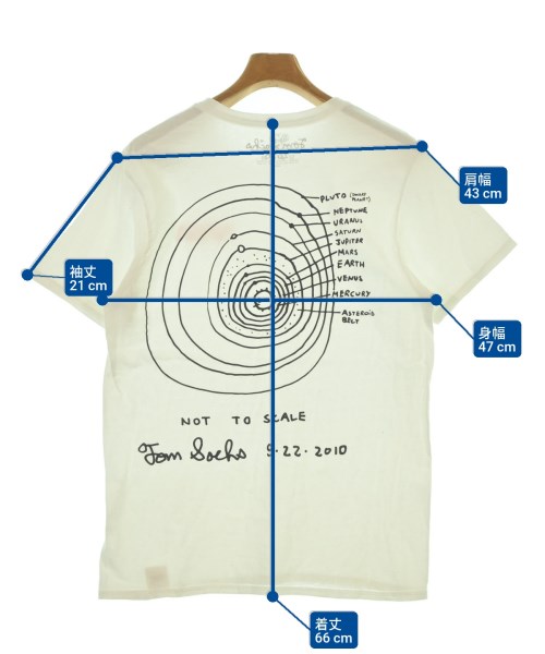Tom Sachs（トムサックス）Tシャツ・カットソー 白 サイズ:M メンズ/2200634770418