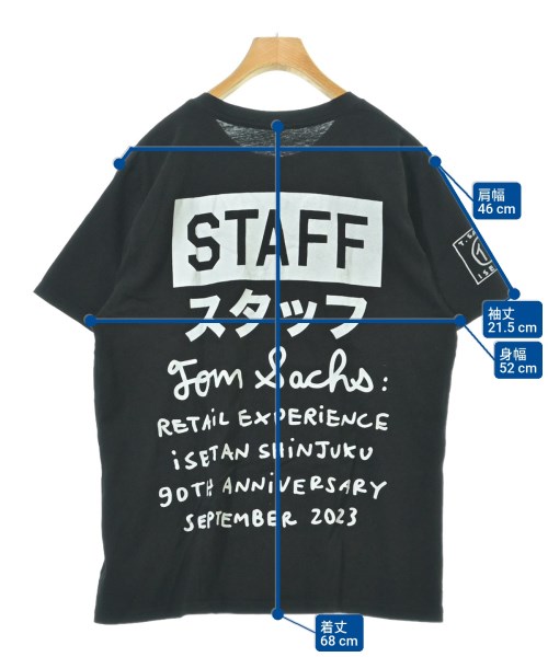 Tom Sachs（トムサックス）Tシャツ・カットソー 黒 サイズ:M メンズ/2200615400068