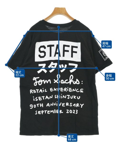 Tom Sachs（トムサックス）Tシャツ・カットソー 黒 サイズ:L レディース/2200676476040
