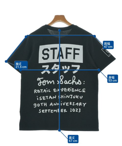 Tom Sachs（トムサックス）Tシャツ・カットソー 黒 サイズ:L メンズ/2200654654132