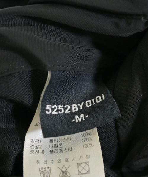 5252 by O!Oi（ゴニゴニバイオーアイオーアイ）ダウンジャケット/ダウンベスト 黒 サイズ:M メンズ/2200629908031