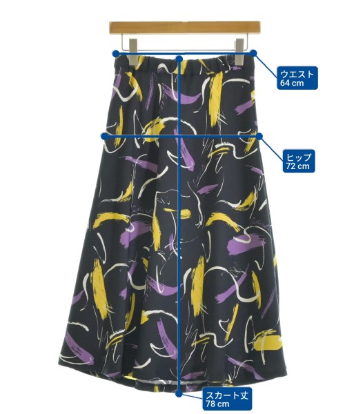 E EPOCA THE SHOP（イーエポカザショップ）ロング・マキシ丈スカート 紺 サイズ:40(M位) レディース/2200639410067