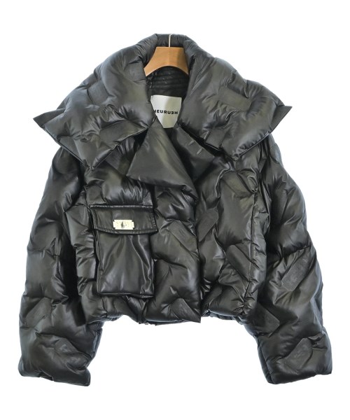 HEURUEH(ハウルー)ダウンジャケット/ダウンベスト 黒 サイズ:S/2200640572013