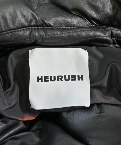 HEURUEH（ハウルー）ダウンジャケット/ダウンベスト 黒 サイズ:S レディース/2200640572013