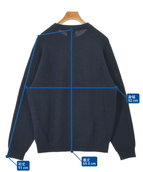 EVCON（エビコン）ニット・セーター 紺 サイズ:3(L位) メンズ/2200676824124