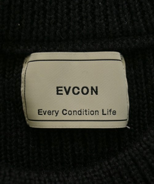 EVCON（エビコン）ニット・セーター 黒 サイズ:1(S位) メンズ/2200727939029