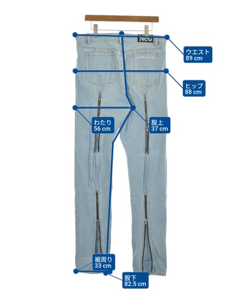 NEGLECT ADULT PATiENTS（ネグレクトアダルトペイシェンツ）デニムパンツ 青 サイズ:XL メンズ/2200692344026