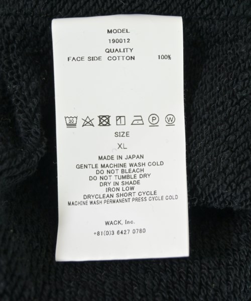 NEGLECT ADULT PATiENTS（ネグレクトアダルトペイシェンツ）スウェット 黒 サイズ:XL メンズ/2200692344101
