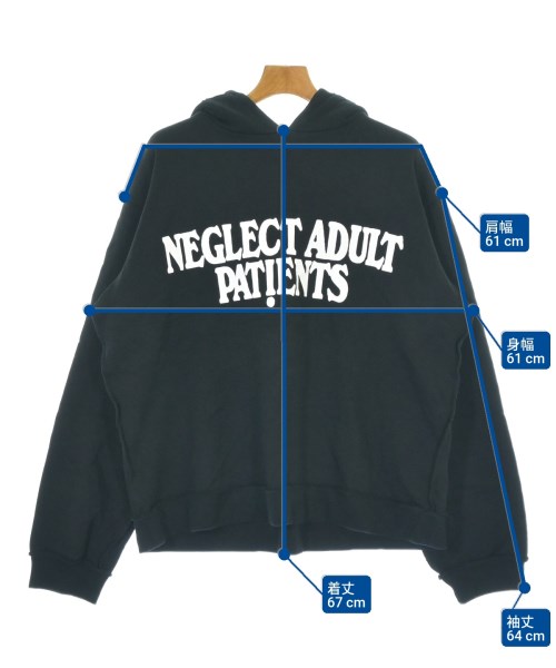 NEGLECT ADULT PATiENTS（ネグレクトアダルトペイシェンツ）パーカー 黒 サイズ:XL メンズ/2200692344125