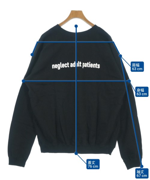 NEGLECT ADULT PATiENTS（ネグレクトアダルトペイシェンツ）スウェット 黒 サイズ:XL メンズ/2200692344286