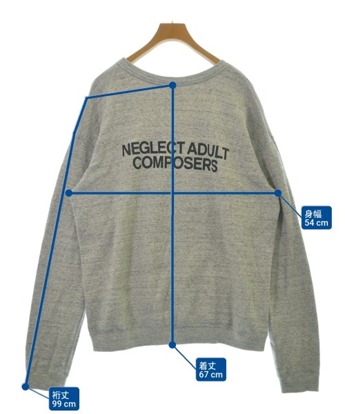 NEGLECT ADULT PATiENTS（ネグレクトアダルトペイシェンツ）スウェット グレー サイズ:XL メンズ/2200683832044
