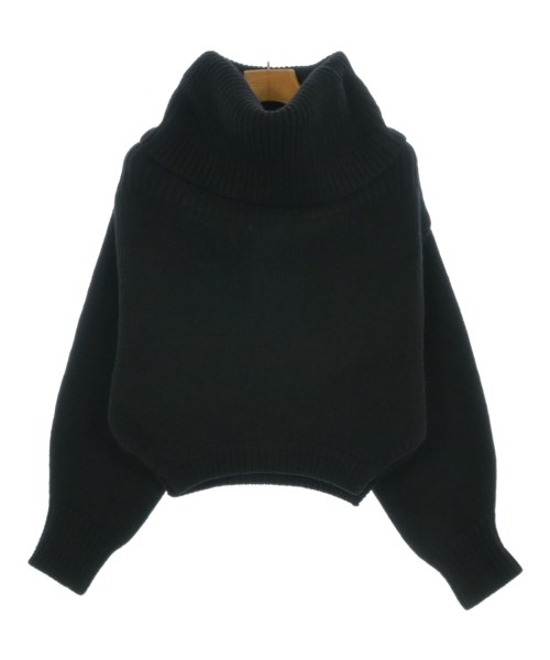 MONSE(モンス)ニット・セーター 黒 サイズ:S/2200637859103