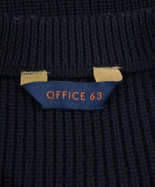 OFFICE 63（オフィスシックスティスリー）カーディガン 紺 サイズ:L メンズ/2200689842139