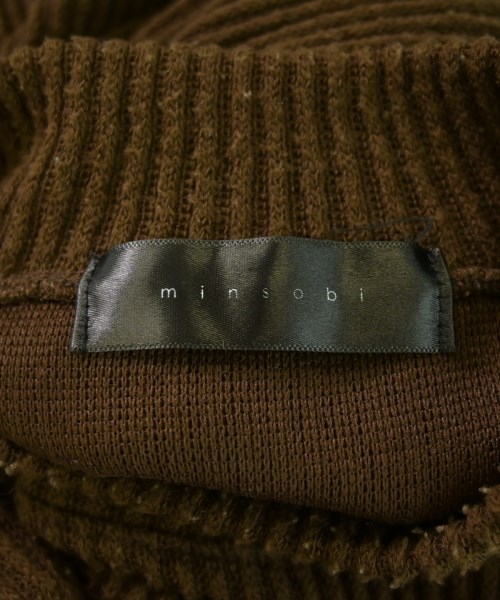 minsobi（ミンソビ）ニット・セーター 茶 サイズ:F レディース/2200652159042