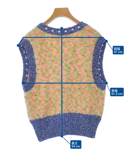 EENK（インク）ベスト 黄 サイズ:S レディース/2200636944015