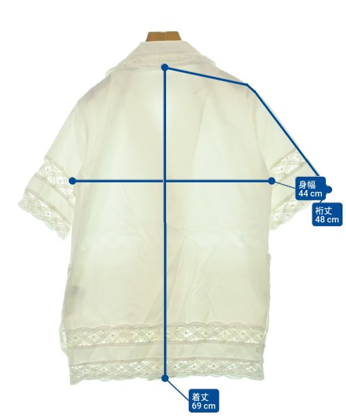 EENK（インク）ブラウス 白 サイズ:XS レディース/2200663515066