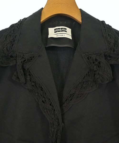 EENK（インク）ブラウス 黒 サイズ:XS レディース/2200663515073