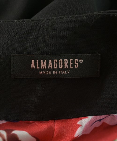 ALMAGORES（アルマゴレス）ノーカラージャケット 黒 サイズ:40(M位) レディース/2200722722220