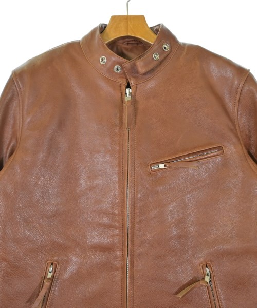 Liugoo Leathers（リューグーレザーズ）ライダース 茶 サイズ:40(M位) メンズ/2200679183013