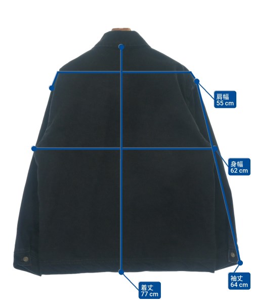 PRISON BLUES（プリズンブルース）デニムジャケット 黒 サイズ:L メンズ/2200626663025